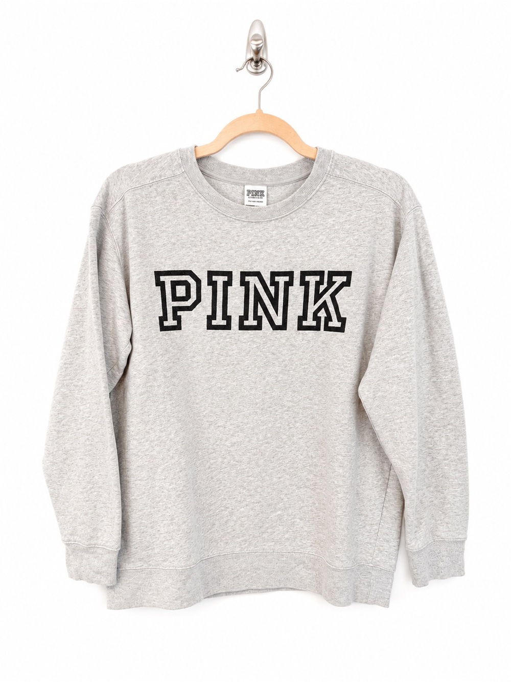 PINK Victoria's Secret Crewneck Sweatshirt — Heather Gray - Small
